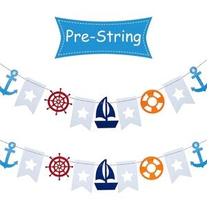 Nautical Anchor and Star Pouches Banner